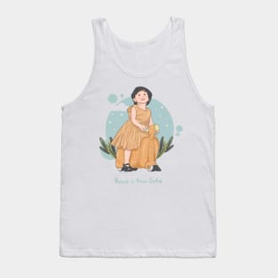 Hello Cute girl nana Tank Top